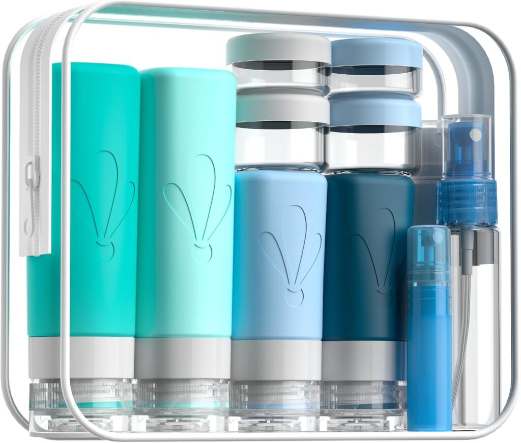 INSFIT Empty refillable travel bottle set – IFBS – Blue – 90 microliters