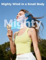 Aecooly Mighty rechargeable handheld fan, beige - Image 2