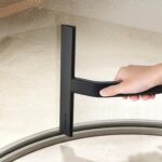 dancemoon JustHang Shower Squeegee, built-in hook, 25cm, black silicone – Classic Black - Image 7