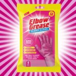 Elbow Grease pink rubber cleaning gloves medium 1 pack - Image 6