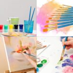 Amazon Basics Paint Brush Set, PBT Paint Brushes with Wood Handle – 6.9 to 7.7 inch – Blue - Image 10
