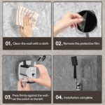 FERCOSEN Suction-mounted shower-head bracket – Slivery - Image 8