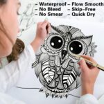 KOUSICOO Waterproof drawing fineliner pens – 12-pack - Image 4