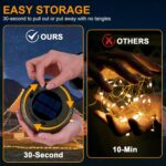 RISEMART Reel-style camping string lights – 1pcs - Image 4