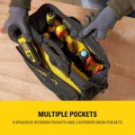 Soft-sided tool carry bag – 12" – Black – 8 litres - Image 4