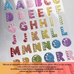SHUNYINLAI Self-adhesive alphabet gem stickers – 1.4CM – Multi - Image 6