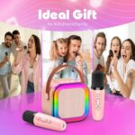 Dislocati Children's mini karaoke machine – Pink - Image 6