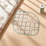 Kemay Curved-corner quilting ruler – Transparent, Grey - Image 3