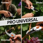VOTREK Bypass pruning secateurs – Sunset Orange - Image 6