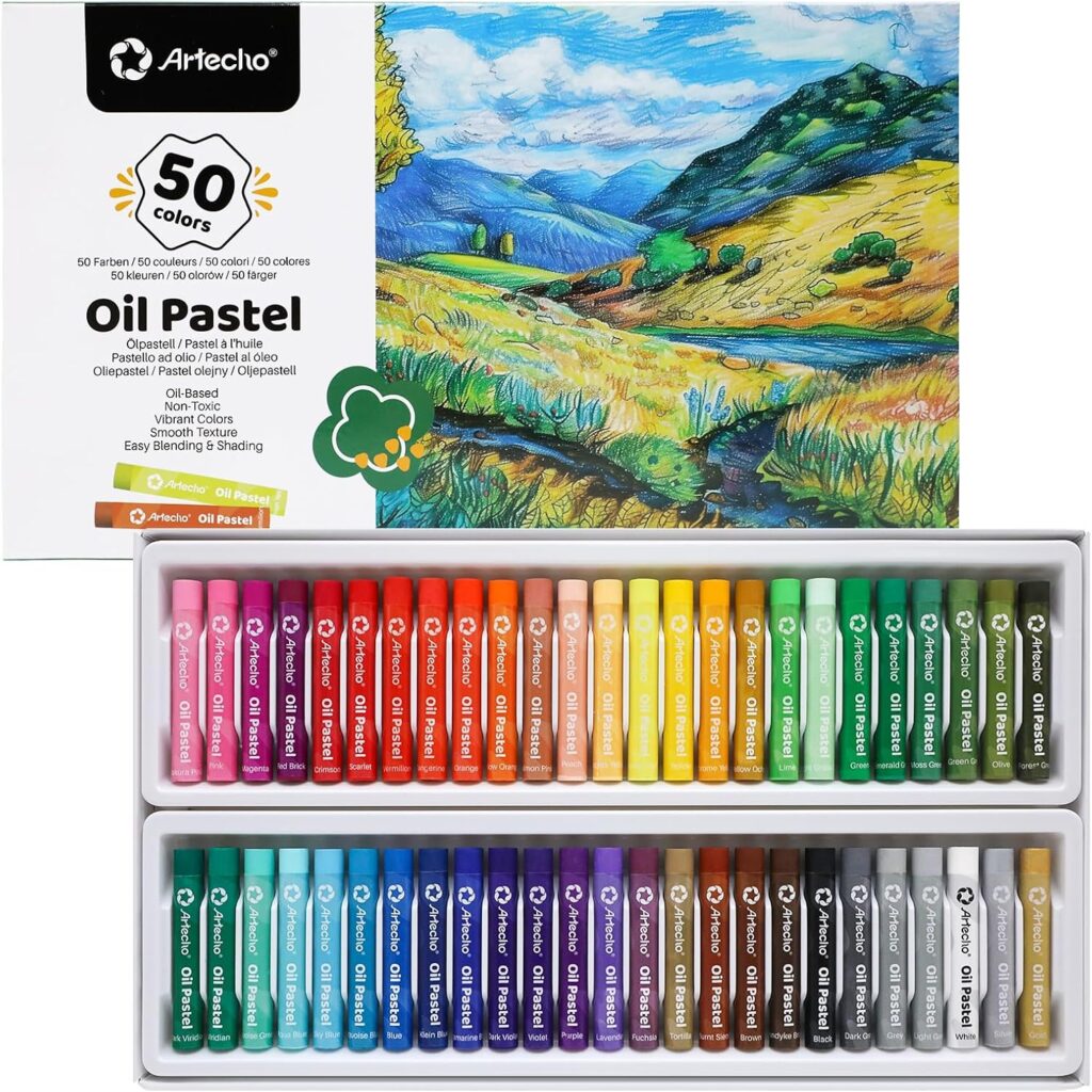Artecho Soft oil pastel set – Multicolor