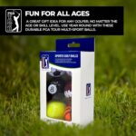 Novelty-pattern golf balls – 1.68 inches – Multicolor – 6-pack - Image 4