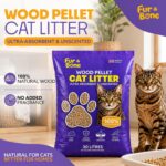 Fur & Bone Wood-pellet cat litter – 30 litres - Image 2