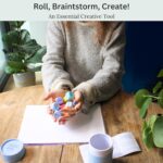 Drawing prompt dice – 7 centimeters – Multiple Colors - Image 4