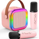 Dislocati Children's mini karaoke machine – Pink