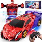 Transforming remote-control car – 22.5 cm – Red