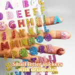 SHUNYINLAI Self-adhesive alphabet gem stickers – 1.4CM – Multi - Image 4