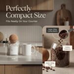 Livabl Cork-ball kitchen canisters – 500ml – Transparent – 500 ml - Image 6