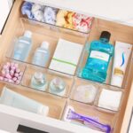 Vtopmart 25 Pack Drawer Organiser, 4-Size Makeup Organizer Trays for Vanity, Bathroom, Desk, Office, Bedroom – Transparent - Image 5