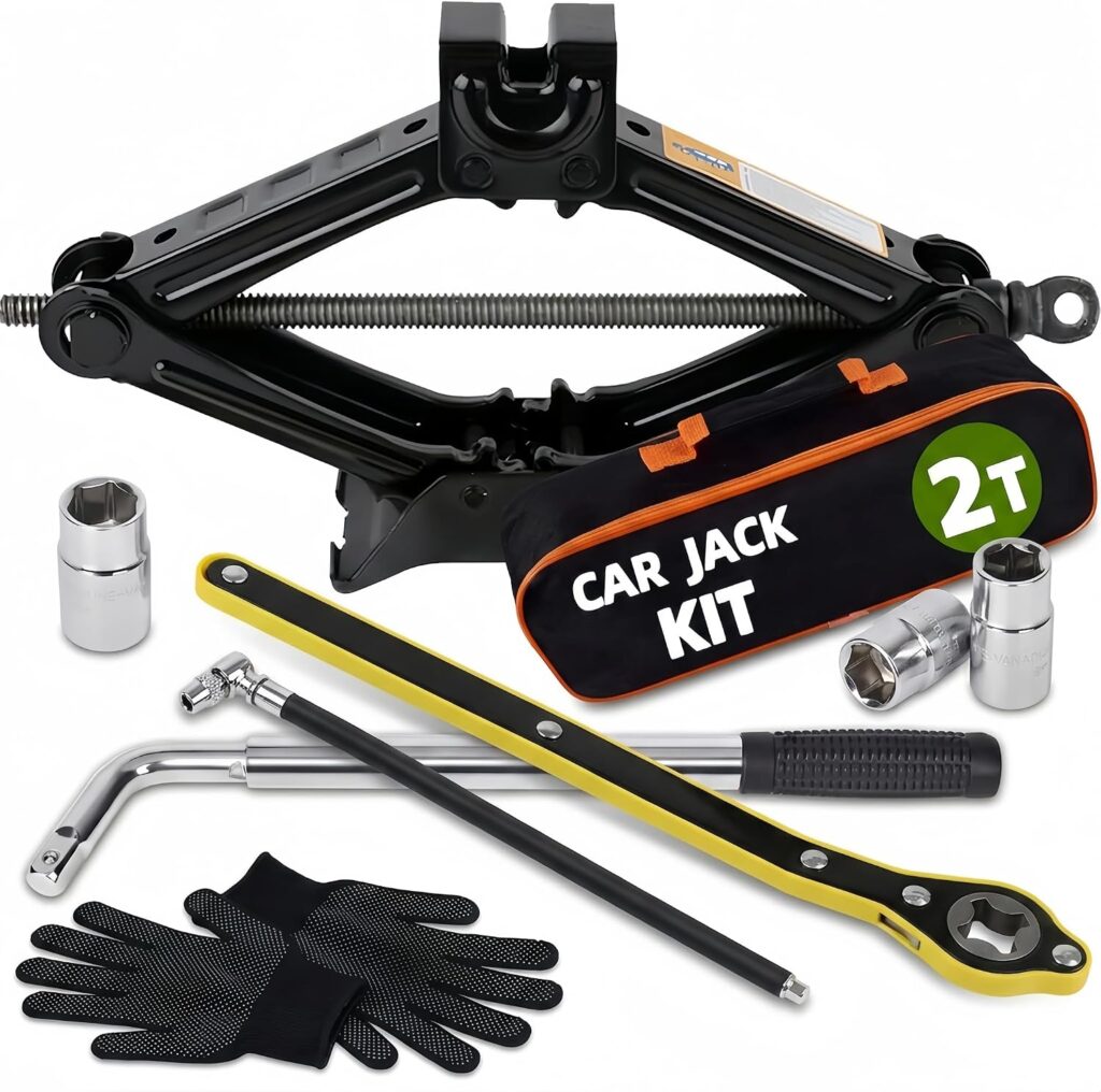 Vehicle scissor-jack kit – Black – 6-pack