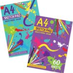 G4GADGET A4 artist sketchbook – WHITE – 2-pack