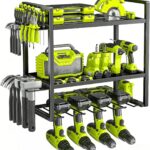 BILIONE Wall-mounted drill storage shelf – Green