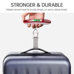 FREETOO Luggage Scale, 110 lb / 50 kg, Tare Function, Red - Image 4