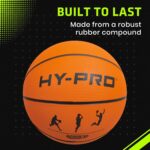 Hy-Pro Rubber basketball – 5 – Tan - Image 5