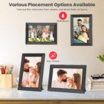 BIGASUO Wi-Fi digital picture frame – Black - Image 6
