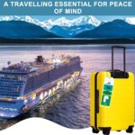 Aestustheri Clear cruise luggage document sleeves – 19 x 6.5 cm – 4 colours – 4-pack - Image 5