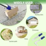 Long-handled patio weeding brush set - Image 7