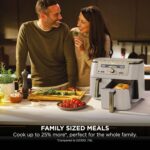 Ninja MAX Dual Zone Digital Air Fryer, 9.5L, Stone Gold DZ400UKSTGD - Image 7