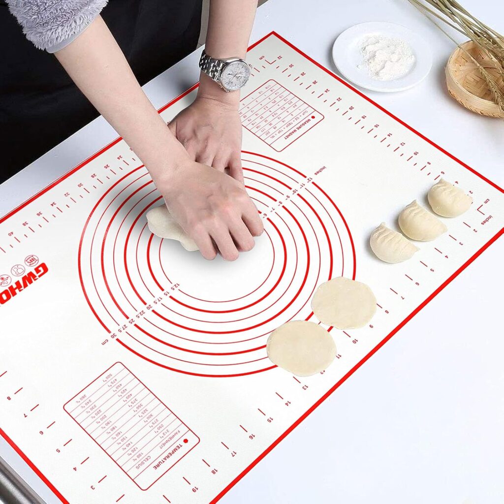 Measured silicone pastry mat – 40*60cm – Pink