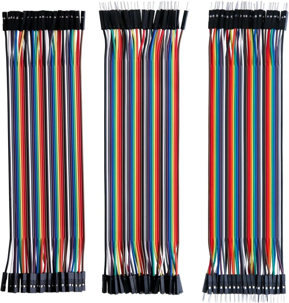 ELEGOO Breadboard jumper-wire assortment – 120-pack