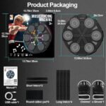 Electronic rhythm boxing target – Black - Image 9