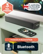 Oakcastle TV soundbar – Oakcastle SB40 – Black - Image 3