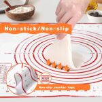 Measured silicone pastry mat – 40*60cm – Pink - Image 4
