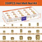 Preciva Heated threaded insert installation kit – 350PCS – gold - Image 3