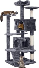 Multi-level cat tree – Play Towers & Trees – Dark Grey