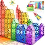 Coodoo Magnetic construction tiles – Multicolor