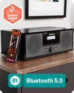 DAB radio and CD hi-fi system – Black - Image 4