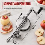 Crank apple peeler corer slicer – Multicoloured - Image 7