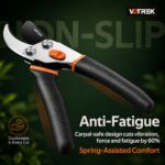 VOTREK Bypass pruning secateurs – Sunset Orange - Image 4