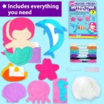Felt sea-creature sewing kit – KraFun Sewing Mermaid & Friends – Taille unique – Sewing Mermaid - Image 2
