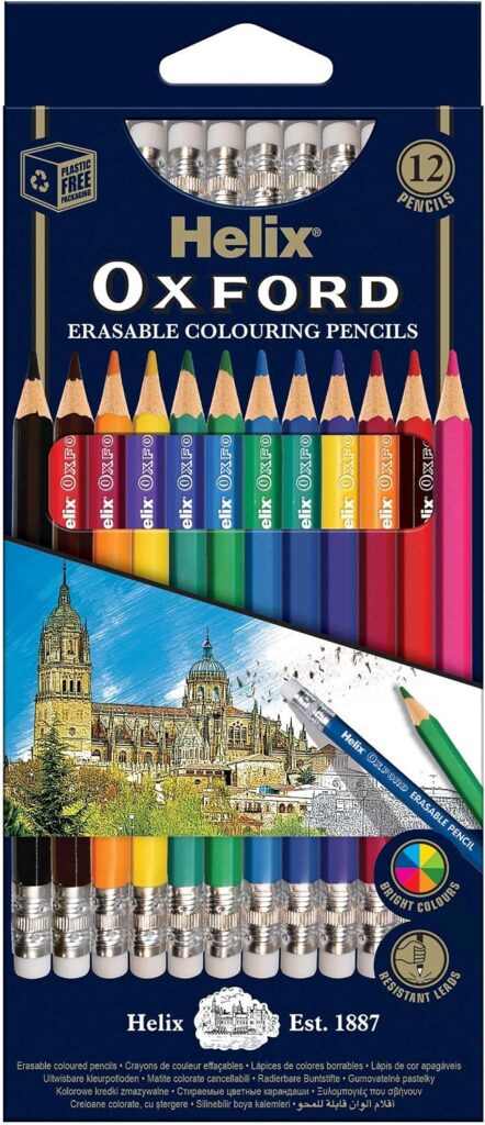 Helix Erasable colouring pencils – Multicolor
