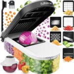 fullstar Six-blade vegetable chopper and mandoline – White