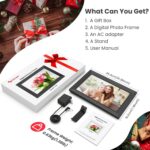 BIGASUO Wi-Fi digital picture frame – Black - Image 8