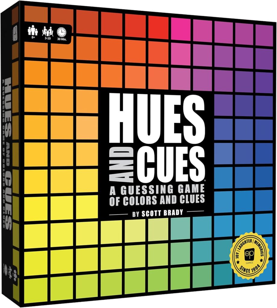 USAopoly Hues and Cues colour-guessing game