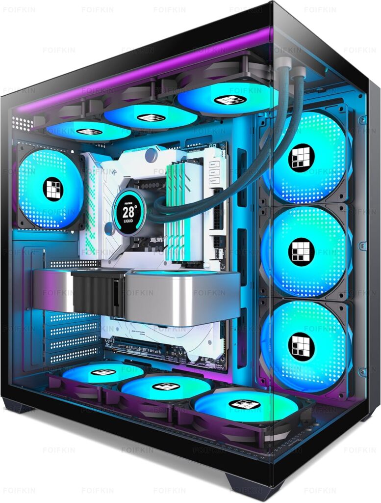 FOIFKIN ATX tower computer case – F600 – Black
