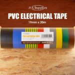 JFA Supplies Electrical PVC insulation tape – 19mm x 20m x 0.15mm – [Multiple] – 12-pack - Image 4