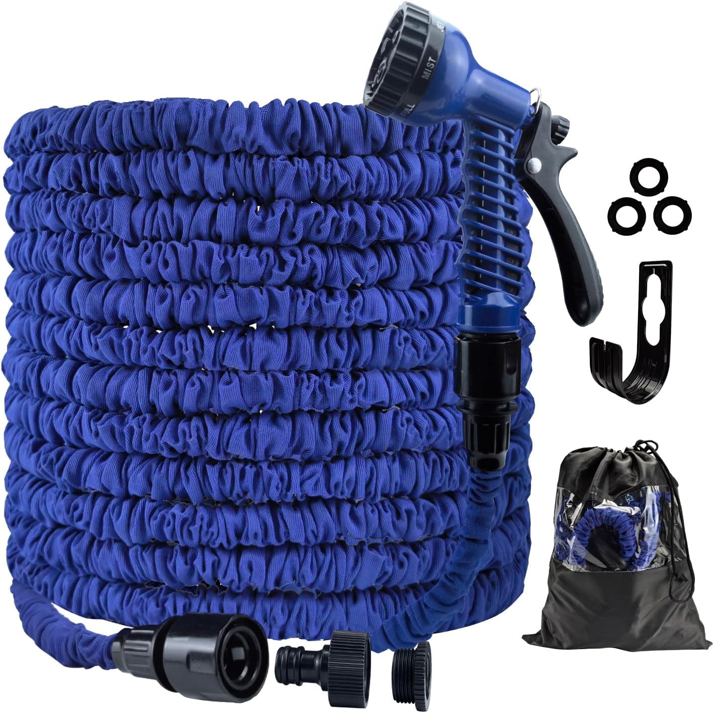CNMTCCO Expandable garden watering hose – Blue CNMTCCO Expandable garden watering hose – Blue - Image 1